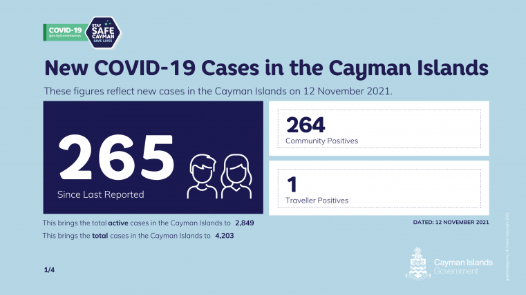 265 Positive COVID 19 cases reported on Friday