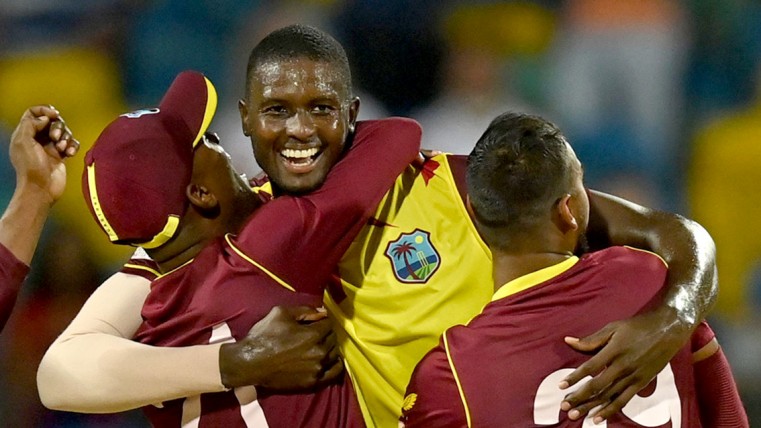 Holder’s four finale sinks England