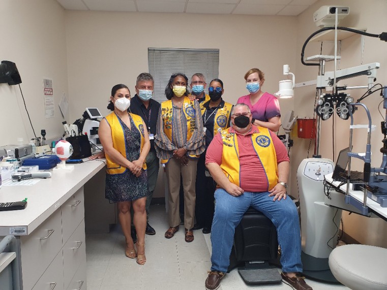 Lions donate over $16k worth of equipment to eye clinic