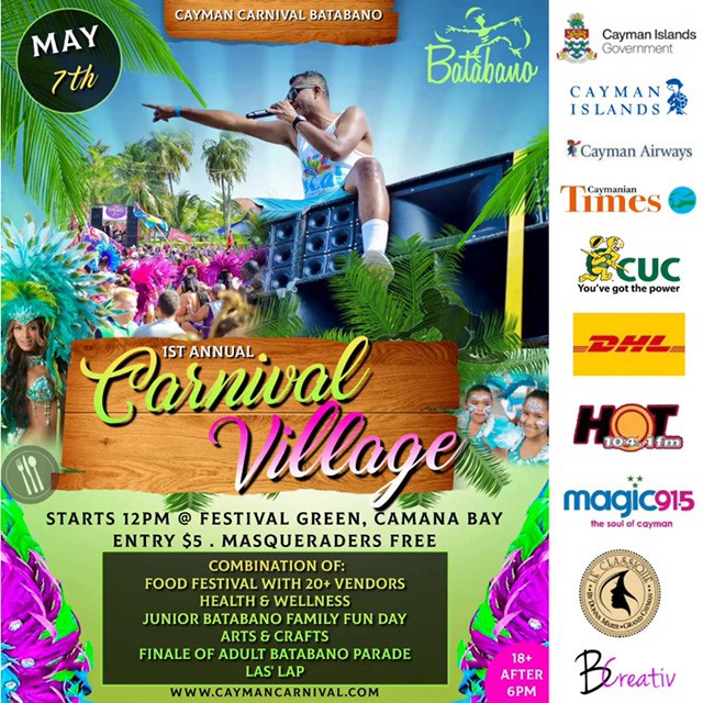 Another First for Cayman Carnival Batabano - Carnival Village