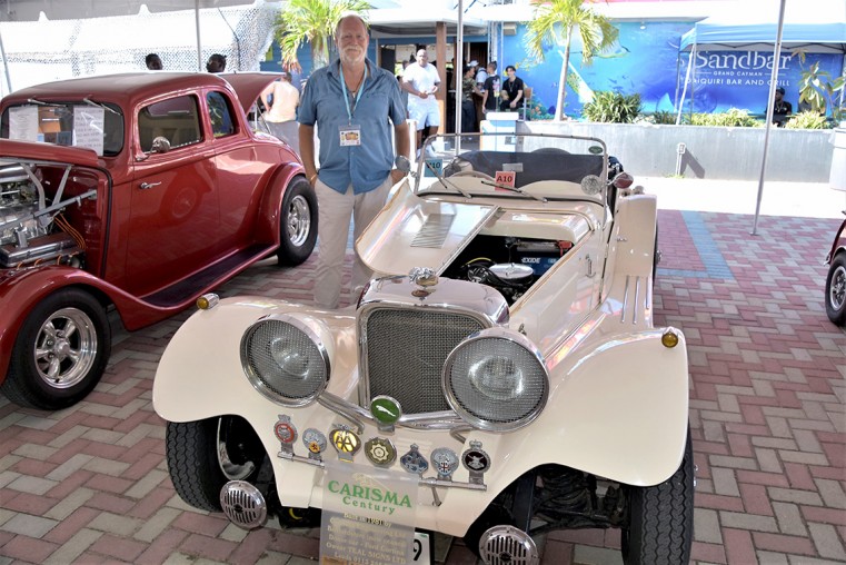 Proud owner of a replica 1939 Jaguar