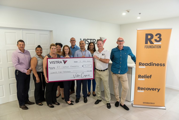 VISTRA CAYMAN CHARITABLE TRUST GIVES A BOOST TO R3