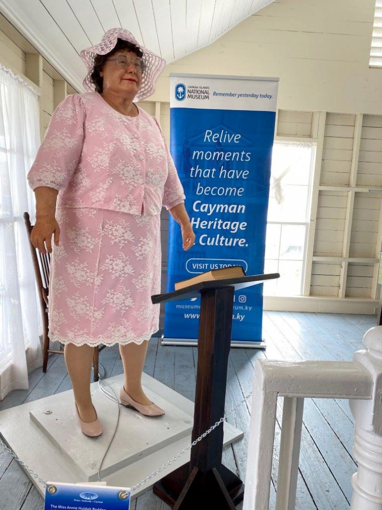 The National Museum’s new anamatronic of Annie Huldah Bodden OBE
