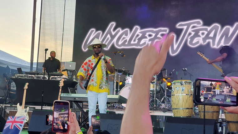 Wyclef Jean stole the show at Capella