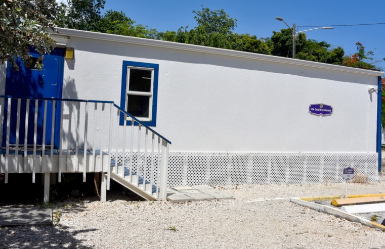 The exterior view of the Dual Enrollment building at UCCI.
