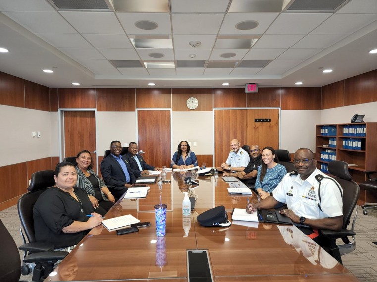 CI Cadet Corps Committee discuss plans with Minister Turner