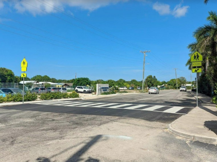 NEW PEDESTRIAN CROSSWALKS AND WEST BAY SCHOOL ZONE