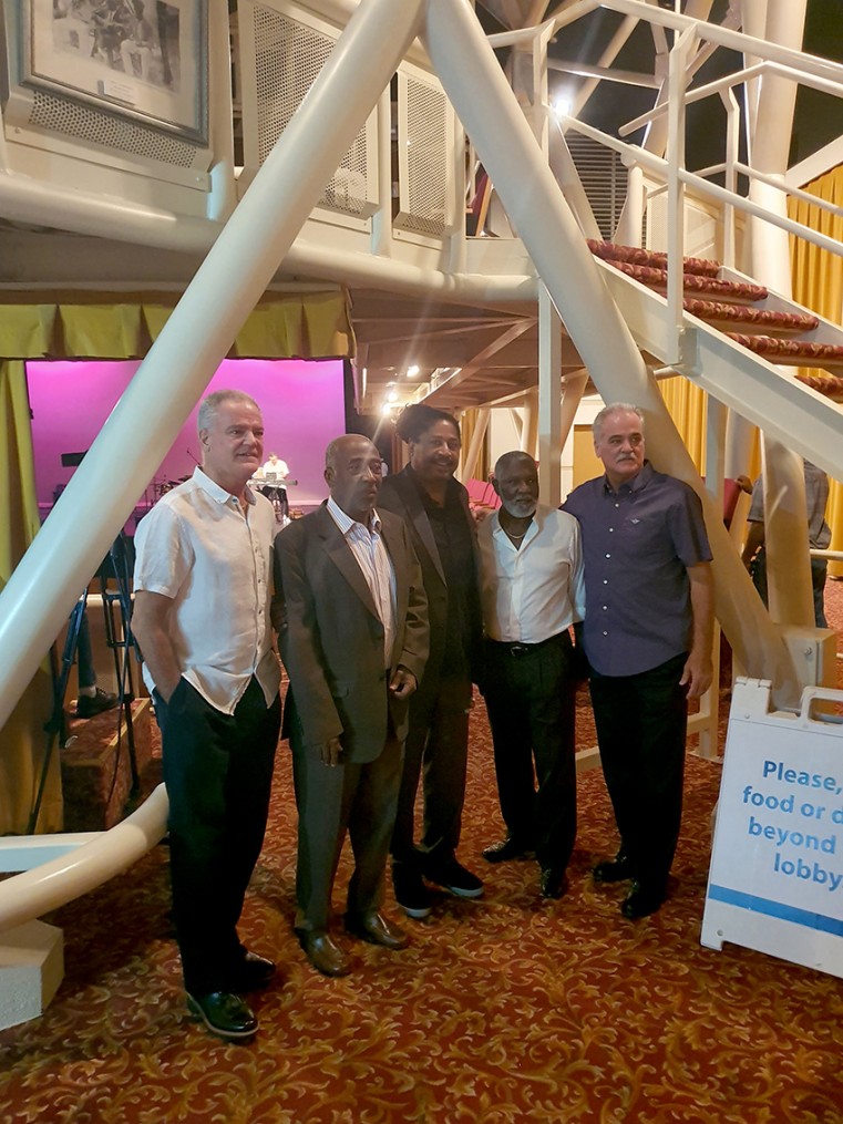 (l-r) Chris Wight, Junior Jennings, Jean-eric Smith, Edlin Myles and Chris Wight