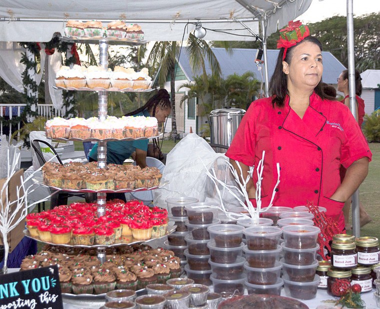 Delva Watler of Exquisite Edibles shows off her baking talents at the 2020 CATC event. (Credit Helene Jones Photography)