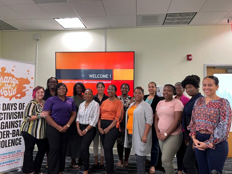 Sponsors Presenters Participants at Womens Economic Empowerment Workshop