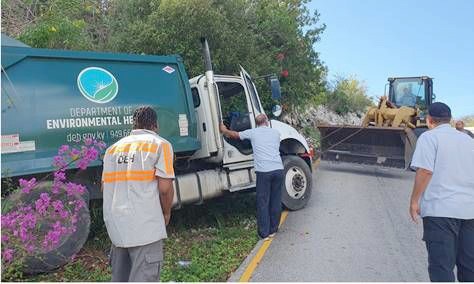 Delay of Garbage Collection in Cayman Brac