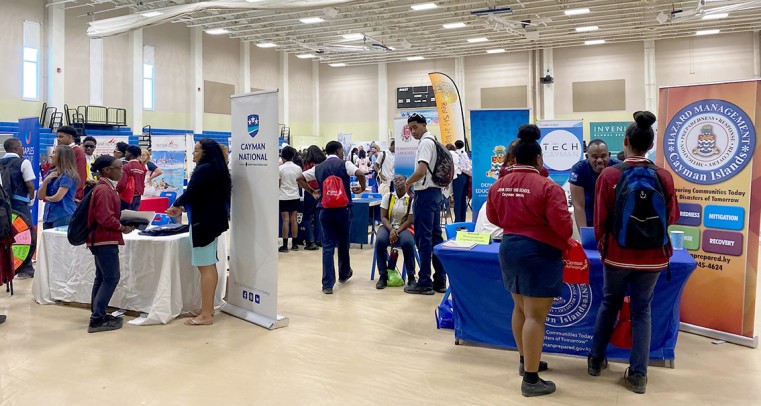 The John Gray High School Careers Fair attracted around 50 businesses
