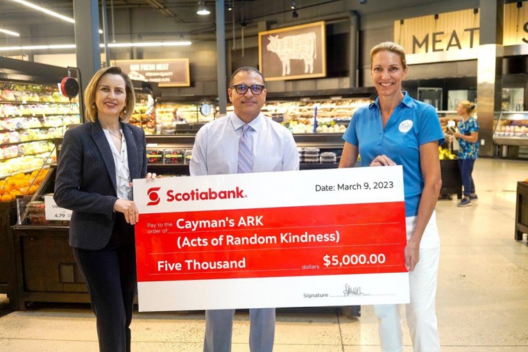 SCOTIABANK SUPPORTS FAMILIES THROUGH CAYMAN’S ARK DONATION