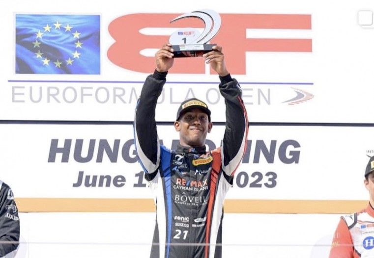 PARTNERED WITH RE/MAX CAYMAN ISLANDS AND THE BOVELL TEAM, JOSH MASON PLACED IN THE PODIUM AT ALL 3 RACES IN THE EUROPEAN FORMULA F3 CHAMPIONSHIP IN HU