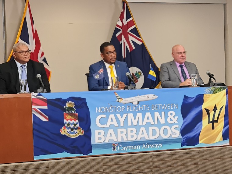 CAYMAN AIRWAYS BARBADOS BOUND!