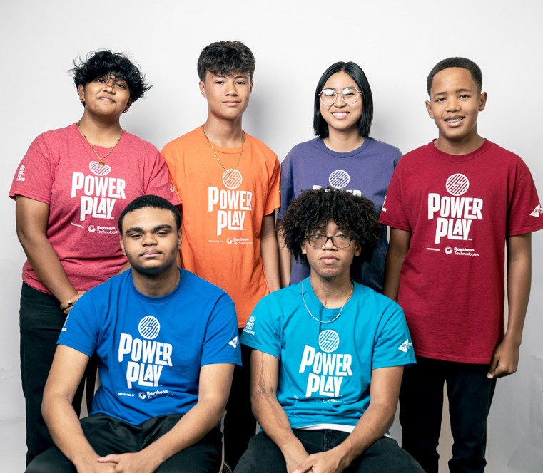 (L-R), Amiyah Tahal, Triple C School; Garrison French, Clifton Hunter High School; Sophia Villarin, St. Ignatius High School; Isaiah Myles, John Gray High School; Maxwell Clarke, Cayman International
