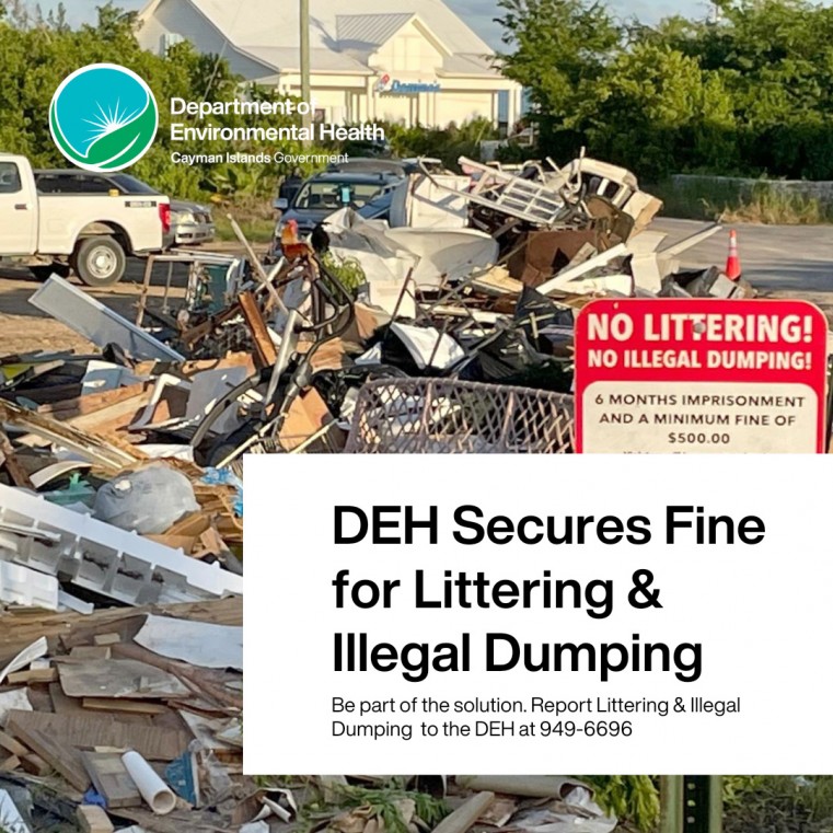 DEH Secures Conviction in Court for Littering