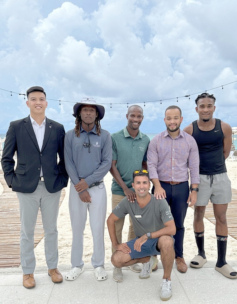 L - R: Rey Quinto III, Lyndon Waite, Richard Clarke, Luis Guillen, Matthew Forbes, Roger Muller (Founder/President of Stay Focused)