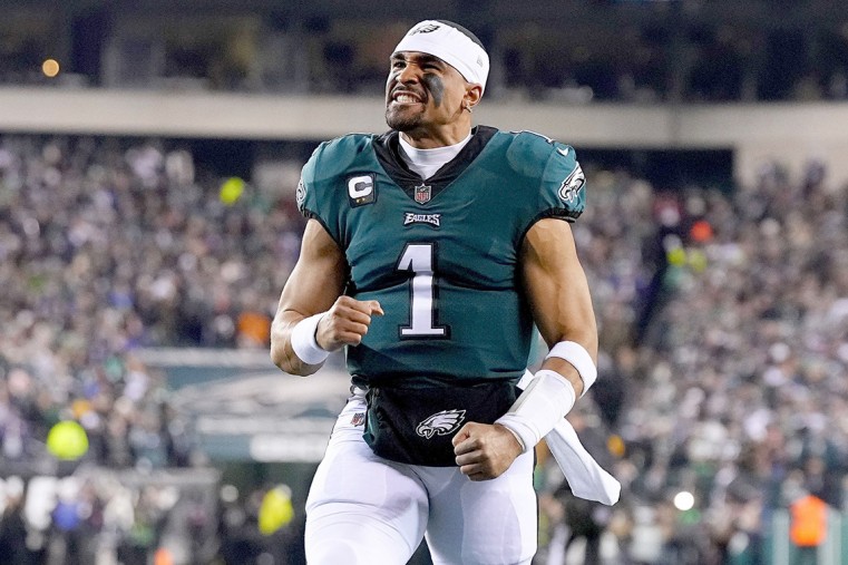 Jalen Hurts is powering the Eagles offence