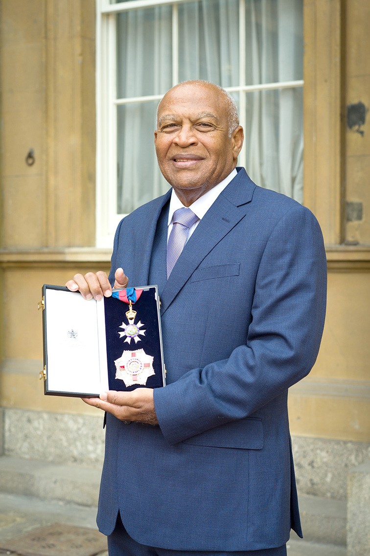 Sir Anthony Smellie Formally Knighted by King Charles III