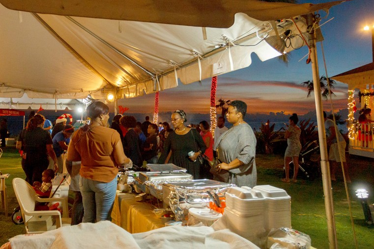 The festive atmosphere of the Christmas Market embraced everyone, with visitors delighting in the opportunity to savor local cuisine and explore a variety of crafts available for purchase.