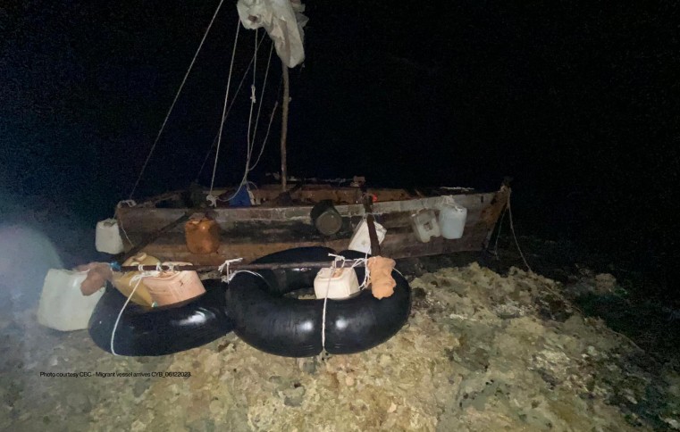Twelve Migrants arrive in Cayman Brac