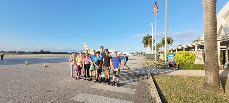 Eager Silver participants head off to the Brac