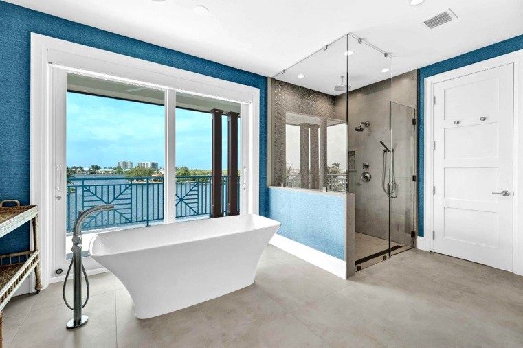 The primary bathroom
