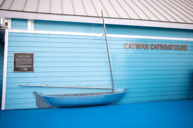 Cayman Catboat Club Statue Dedication