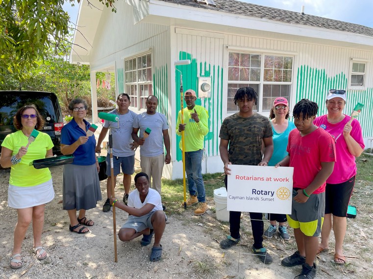 Rotary Sunset and ARK Join Forces to Transform Community Member’s Home