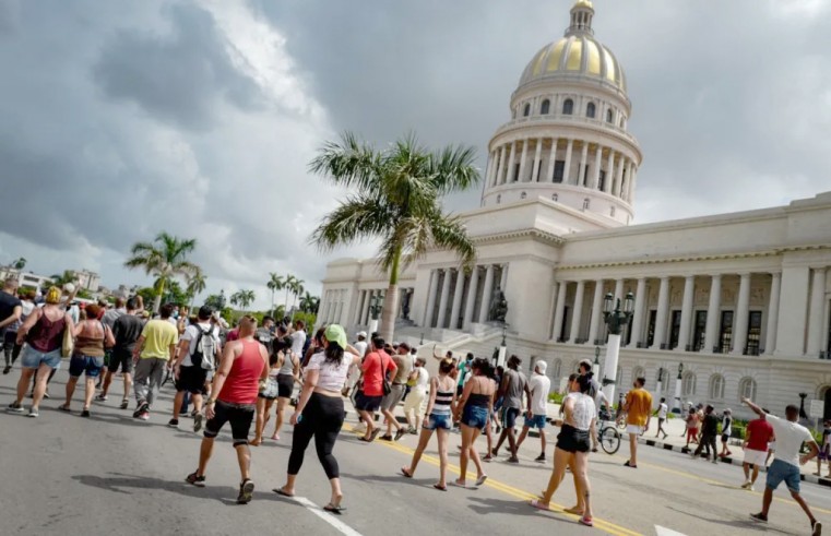 Frustrated Cubans have openly marched to show their despair