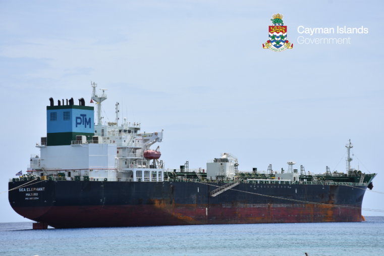 Oil Tanker damaged in maritime incident in Cayman Brac