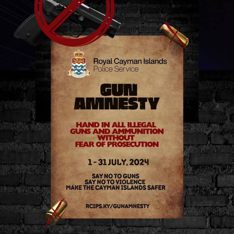 RCIPS Provides Update on the National Gun Amnesty 2024