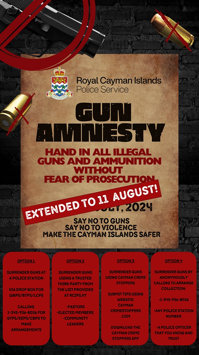 Two More Firearms & Ammunition Handed in Over Weekend, 30 July
