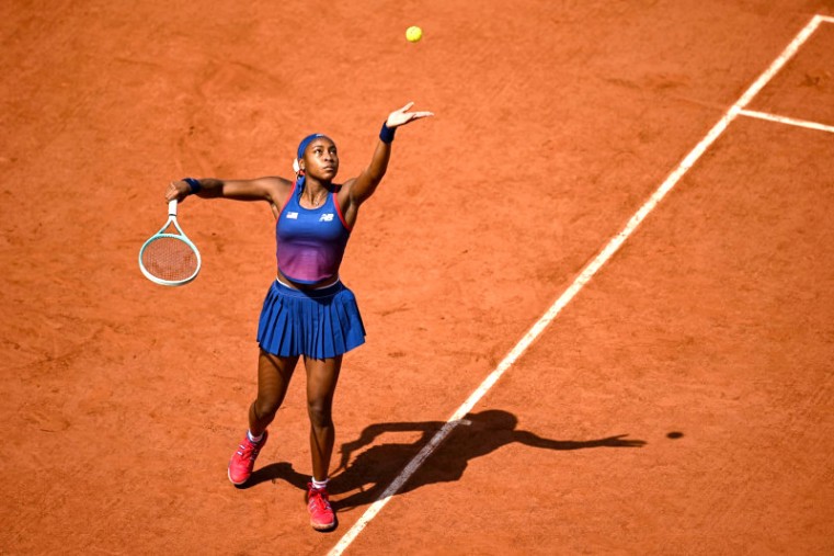 Coco Gauff exited the Games in tears