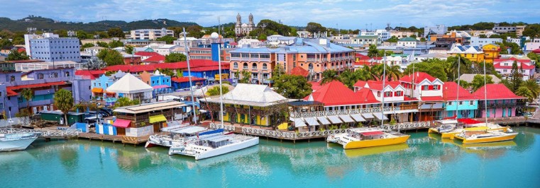 Antigua’s capital St John’s is vibrant