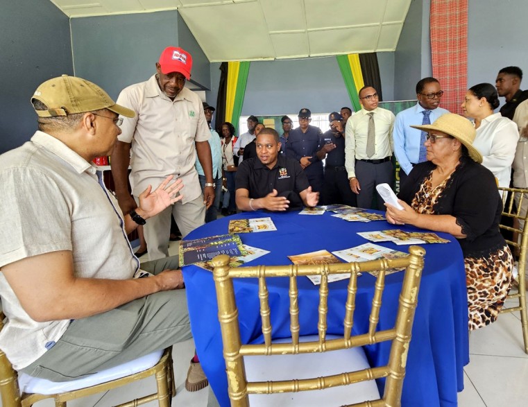 Prime Minister, Most Hon. Andrew Holness; President of the Jamaica Agricultural Society, Owen Dobson; Minister of Agriculture and Fisheries, Hon. Floyd Green and Premier, Hon. Juliana O’Connor-Connoll