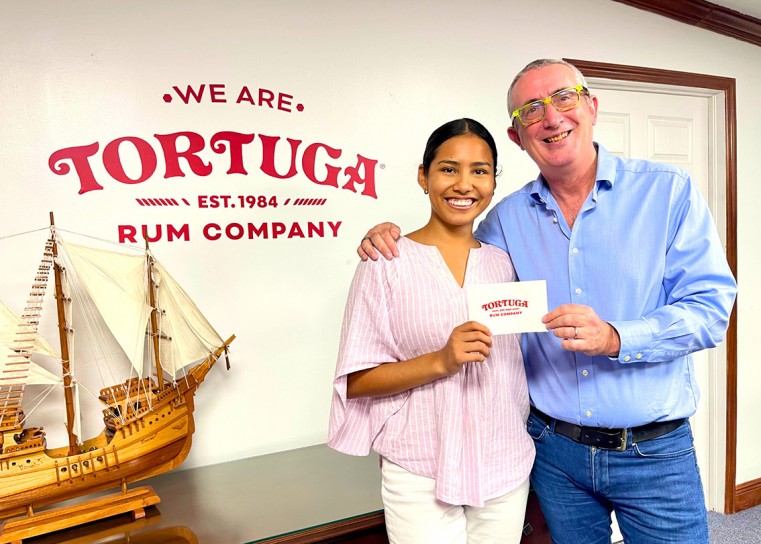 Tortuga Rum Company Celebrates the Success of Caymanian Student Amber Ebanks