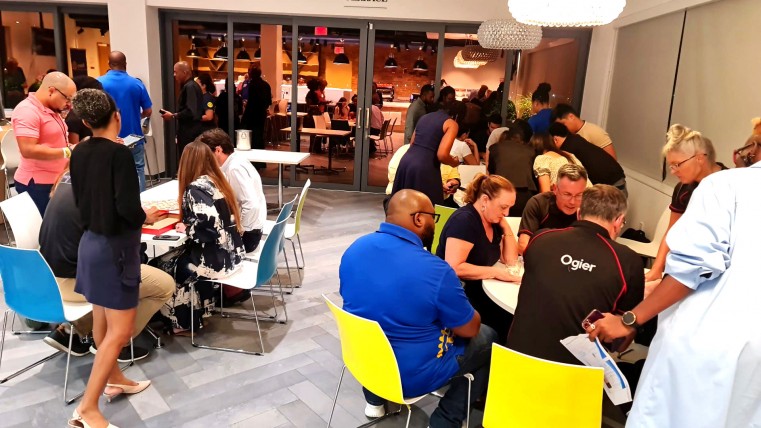 Scrabble players at KPMG