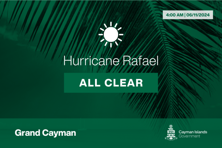 All Clear Issued for Grand Cayman