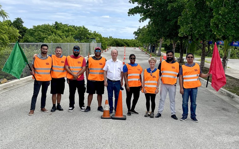 Officials/Marshals with Daniel Coen