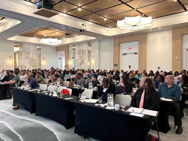 The workshop, held at Hotel Indigo, was well-attended with over 200 public servants from government ministries and statutory authorities participating.