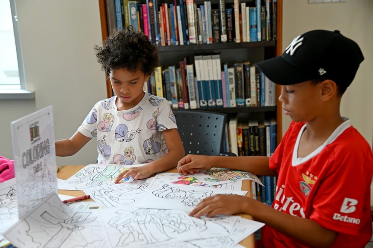Children colouring