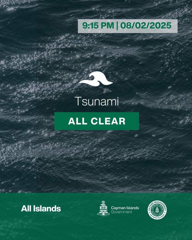All Clear issued following Tsumami Threat