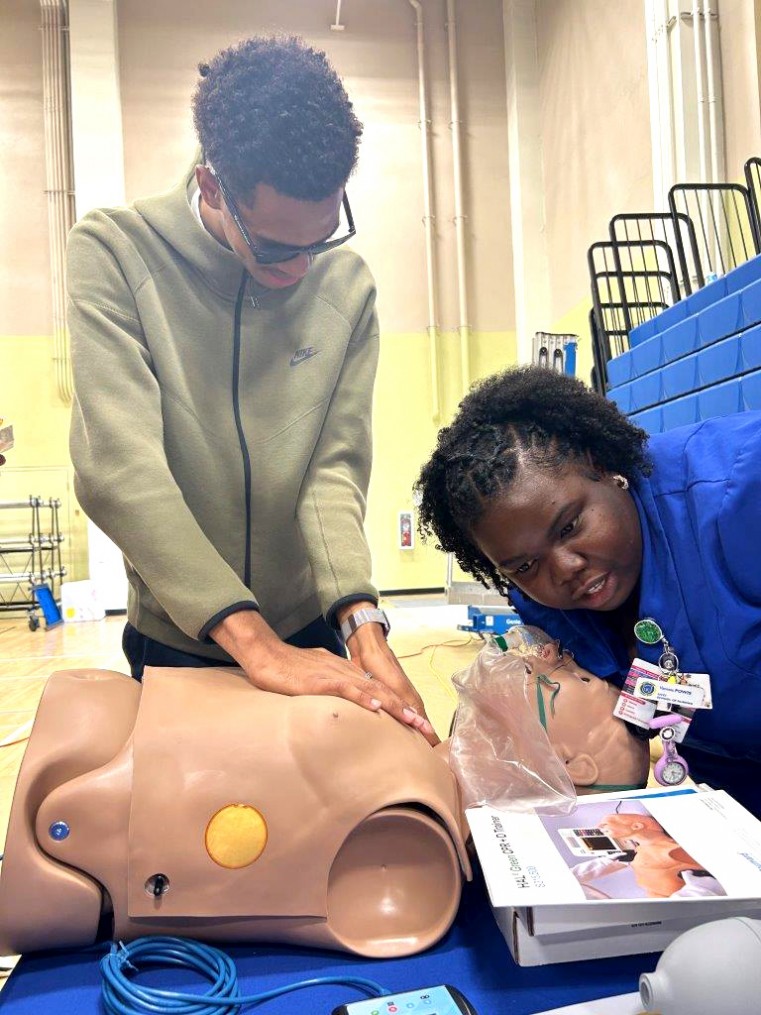 UCCI’s School of Nursing had an interactive booth