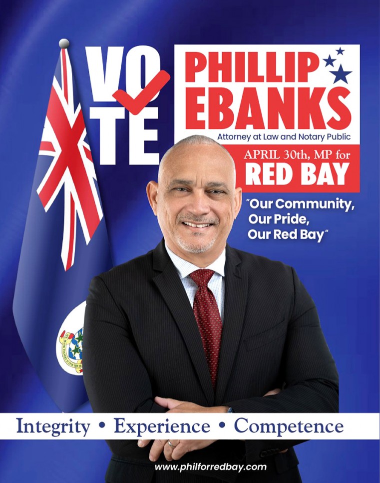 Phillip Ebanks, Attorney at Law & Notary Public, Announces Candidacy for MP, Red Bay