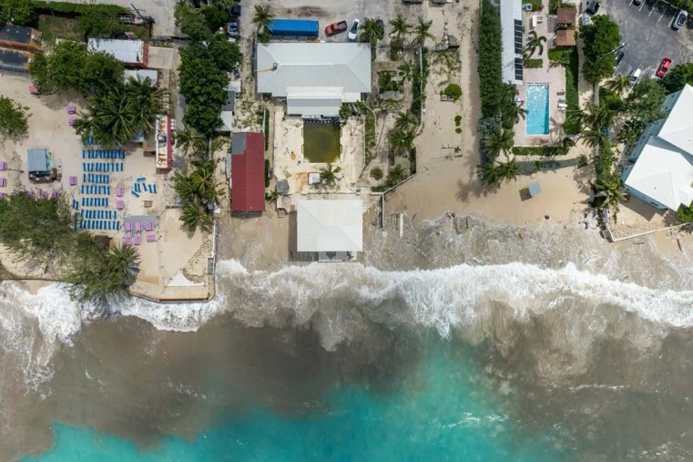 Royal Palms | Coastal erosion has already claimed structures once central to island life.