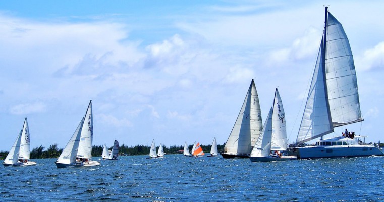 Sailing regatta north sound ALL boats PIC