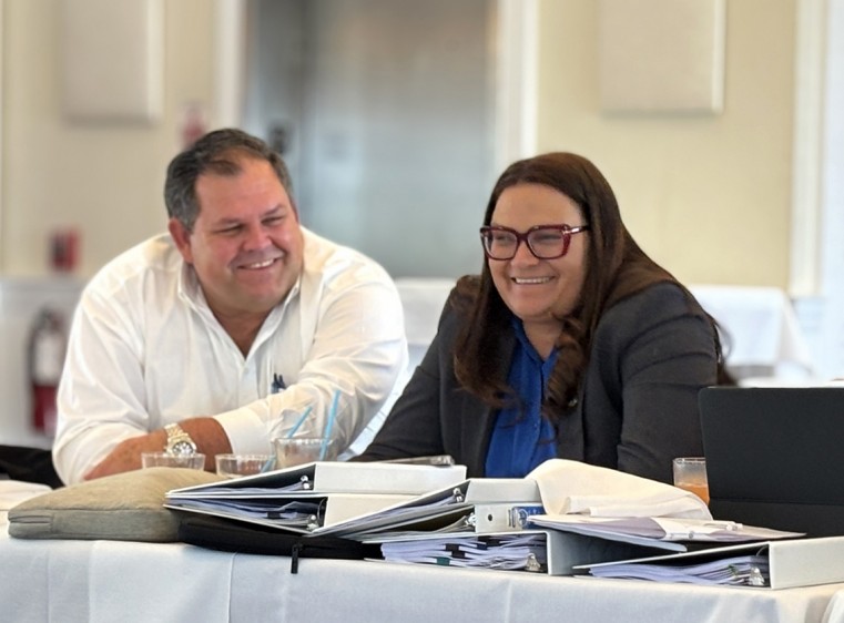 Parliamentary Secretary Hon. Wayne Panton and Hon. Katherine Ebanks-Wilks, Minister of Health, Environment and Sustainability
