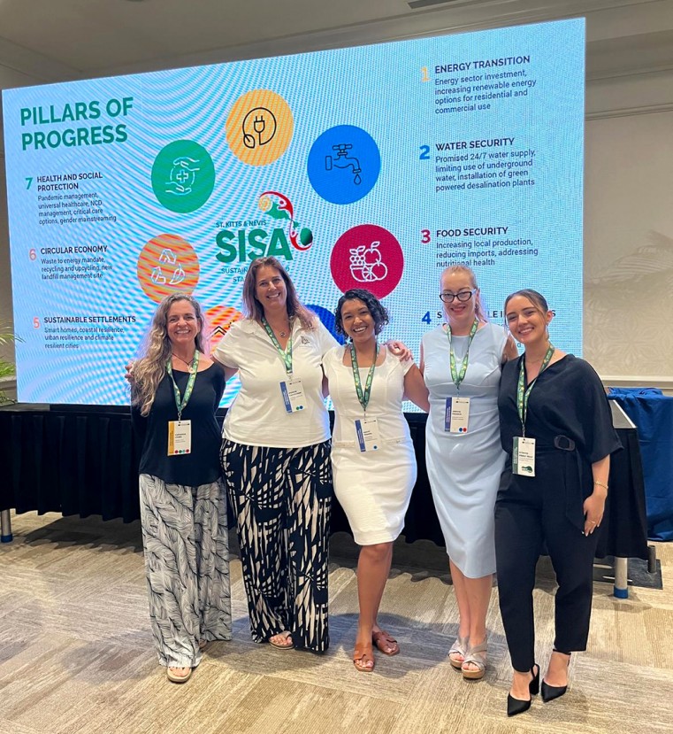 L-R Catherine Childs, Melanie Carmichael, Leanni Tibbetts, Joanna Hossack, Arianna Abdul-Nour